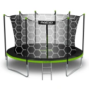 Neo-Sport vrtni trampolin 435 cm (14 ft) s unutarnjom mrežom i ljestvama