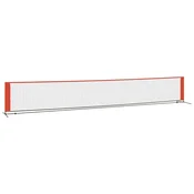 Vidaxl Teniška mreža črna in rdeča 600x100x87 cm poliester