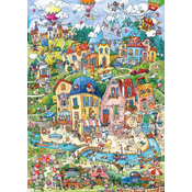 HEYE Puzzle Srečno mesto: Dobro jutro! 1000 kosov