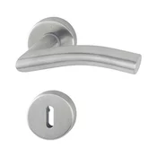 HOPPE garnitura kljuk ANTWERPEN, z rozeto na ključ, 37-42 mm, inox mat