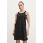 Jeans obleka adidas Originals DENIM 3S DRESS