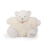 Plišasti medvedek Perle-Chubby Bear Kaloo z ropotuljico 30 cm v darilni embalaži za najmlajše krem