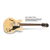 EPIPHONE električna kitara ES-339 PRO NA