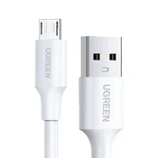 Ugreen PVC kabel USB0-A – microUSB 480 Mb/s, 2 m, bel