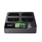 Accsoon TopRig 100W 4-Bay LP-E6 Fast Charger