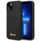 1 to 3 Guess Trdi Ovitek Za Iphone 14 Plus 15 Plus 6.7 Silikonsko Zlat Logo