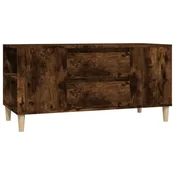 Vidaxl TV omarica dimljeni hrast 102x44,5x50 cm inženirski les