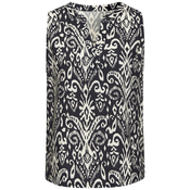 VIVANCE Bluza slonovina/nočno modra