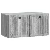 TV ormar za zid Siva sonoma 59,5 x 31 x 30 cm Konstruirano drvo
