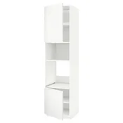 METOD Visoki element za ugradne uredaje, bela/Voxtorp matirano bela, 60x60x240 cm