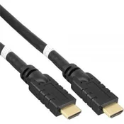 PremiumCord HDMI 4K/60Hz, ethernet, z ojačevalniki, 3x zaščiten, 25 m