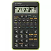 Kalkulator tehnicki 10+2mesta 146 funkcija Sharp EL-501TB-GR crno zeleni