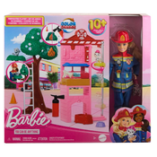 Mattel Barbie Gasilska postaja z lutko