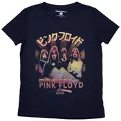 Pink Floyd Japan Poster Navy Blue L Ženske Majica