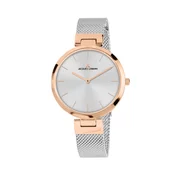 Ročna ura Jacques Lemans Mediolan 1-2110K Silver/Rose Gold