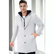 PLT9395 DEWBERRY OVERSIZED COAT-PATTERNED BEIGE