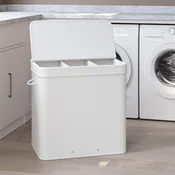Songmics Košara za perilo 415x625x61 cm Bela