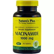 Natures Plus Niacinamid 1000 mg S/R - 90 tabl.