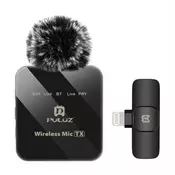 PULUZ Wireless Lavalier Microphone PU647B (lightning)