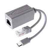 XtendLan XL-POES-5VUC, razdelilnik PoE 802.3af, 100Mb, stabiliziran 5V/2,4A, izhod USB-C