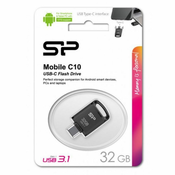 SP USB 3.2 TYPE-C FLASH DRIVE MOBILE C10 32GB: crni