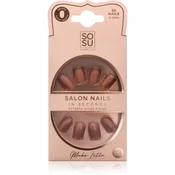 SOSU Cosmetics Salon Nails umetni nohti odtenek Mocha Latte 30 kos