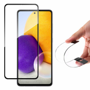 Zaščita zaslona Full Cover Flexi Nano Hybrid steklo z okvirjem za Samsung Galaxy A72
