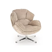 Fotelja Houston 1958 (Beige) Svijetlo smeda, 81x80x84cm, Tkanina