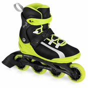 Spokey MrsFIT Ženske fitnes role, crno-žute, ABEC7 Carbon, vel. 38