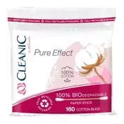 shumee Ušesne palčke Pure Effect Cleanic iz vate, 160 kosov