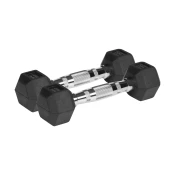 shumee Gumirane uteži iz litega železa HEX 2x1 kg REBEL ACTIVE