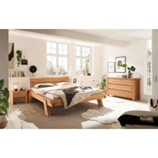 Livetastic POSTELJA IZ TRAMOV 200 cm  x 200 cm , les medeni hrast