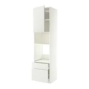 METOD / MAXIMERA Visoki element za ugradne uredaje, bela/Stensund bela, 60x60x240 cm