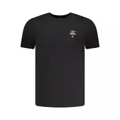 Aeronautica Muška majica Militare SCOTI005J508, Crna