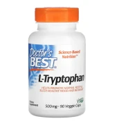 Doctors Best L-triptofan s TryptoPure, 500 mg, 90 vegetarijanskih kapsul