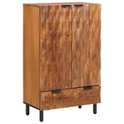 Highboard Finš acacije smeda 60 x 33 x 100 cm Cvrsto drvo manga