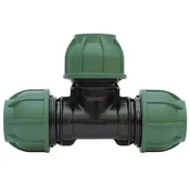 shumee 90-stopinjski T-kos PP 32 mm zaklepanje 4-bar črno-zelen