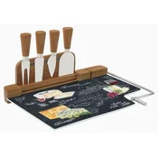 World of cheese 6-piece cheeses serving set, 31.5x20 cm - Nuova R2S
