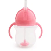 Munchkin Click Lock™ Tip & Sip skodelica s slamico Pink 6 m+ 207 ml