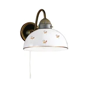 Kolarz 731.61.170 - Zidna lampa NONNA 1xE27/75W/230V sa cvetnim motivom, ružicasto zlato