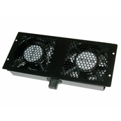 XtendLan Prezračevanje za Telco rack omare globine 600,800,1000,1200 mm, 2x ventilator, napajalni kabel