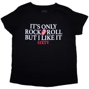 The Rolling Stones Sixty Its only R&R but I like it (Foiled) Black M Ženske Majica