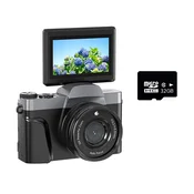 INF HD Digitalni Fotoaparat z Zložljivim Zaslonom in 32G Pomnilniško Kartico, (5000130472)