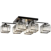 Conceptum Hypnose Luster Av-1795-6Bsy, 80x40 cm, 6xE27, Crni