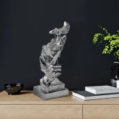 Aberto Design Dekorativna figura Yak-031-A, 15x32x15 cm