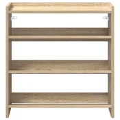 vidaXL vidaXL Regal za čevlje sonoma hrast 60x25x62 cm inženirski les, (22013868)