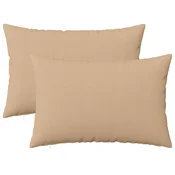 vidaXL Prevleka za blazino 2 kos HEERLEN Krem 30 x 50 cm Blago