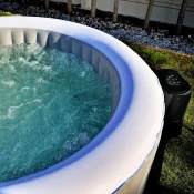 Prenosni napihljivi Bubble Spa jacuzzi črna Ben