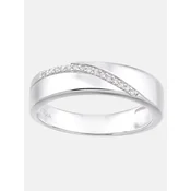 DIAMANT LETERNEL Prstan srebrna
