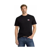 Tommy Jeans Majica ESSENTIAL mornarska/ognjeno rdeča/črna/bela